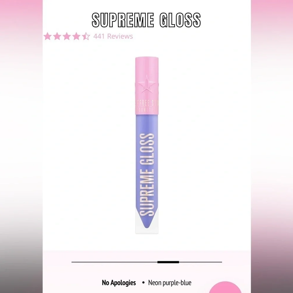 Jeffree Star Supreme Lip Gloss in No Apologies, NEW!